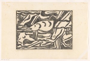 Kompozycja XIII (tytuł oryginalny) autorstwa Jacoba van Heemskerck (signed by artist)