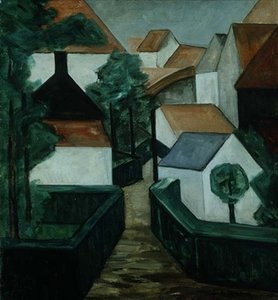 Kompozycja 5, krajobraz z drogą autorstwa Jacoba van Heemskerck