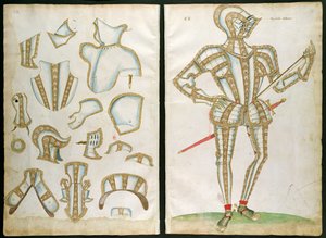 Zbroja dla mojej Lorde Skrope, z „Album elżbietańskiego płatnerza”, 1589