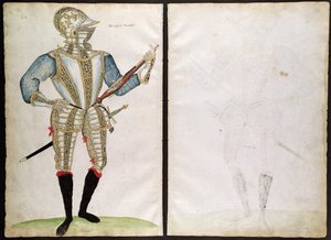 Zbroja dla Sir Johna Smitha, z albumu An Elizabethan Armourers