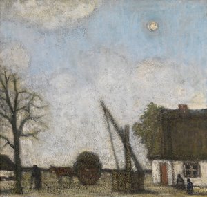 Studnia (olej na płótnie)