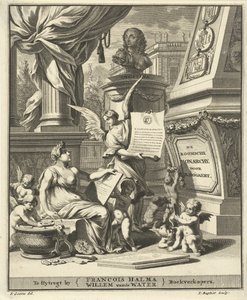 Strona tytułowa dla A. Bogaerta, Monarchia rzymska, ukazana na monetach cesarzy zachodniego i wschodniego, Utrecht 1697 autorstwa Jacobus Baptist
