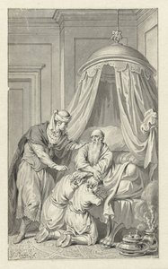 Jakub błogosławi Manassesa i Efraima