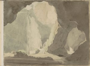 Wodospad w Tivoli autorstwa Jacobus Everhardus Josephus van den Berg