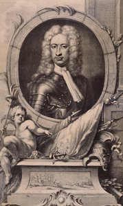 Charles Mordaunt, hrabia Peterborough i Monmouth, żołnierz angielski, c1740 1894 autorstwa Jacobus Houbraken