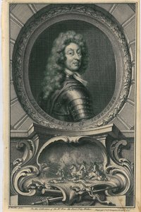 Fryderyk, książę Schomberg, 1739 autorstwa Jacobus Houbraken