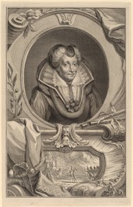 Ludwika de Coligny autorstwa Jacobus Houbraken