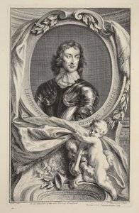 Portret generała porucznika Lamberta, ilustracja z „Głów wybitnych osobistości Wielkiej Brytanii”, wyd. autor: Knapton, Londyn 1742 autorstwa Jacobus Houbraken