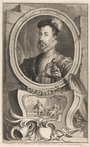 Robert Dudley, hrabia Leicester autorstwa Jacobus Houbraken