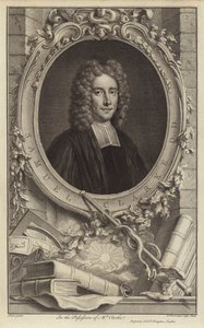Samuel Clarke, angielski filozof i duchowny (grafika)