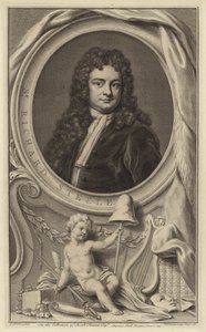 Sir Richard Steele, irlandzki pisarz, dramaturg i polityk oraz współzałożyciel magazynu The Tatler (grafika)