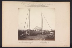 Dolna przepompownia pary z pompami odśrodkowymi / Nieuwerkerk aan den IJssel den 15 czerwca 1868 (tytuł na obiekcie) Odzyskiwanie jezior w Schieland na wschód od Rotterdamu (tytuł serii na obiekcie)