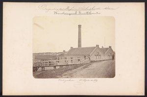 Przepompownia Bovenstoom Prins Alexander / Kralingschveer 18 września 1869 (tytuł na obiekcie) Odzyskiwanie jezior w Schieland na wschód od Rotterdamu (tytuł serii na obiekcie)