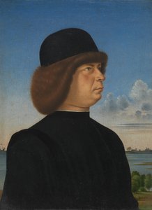 Portret Alvise Contarini, w kierunku Roebuck na uwięzi, ca. 1485-95.