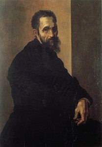 Portret Michała Anioła Buonarrotiego z Michała Anioła (Michelangelo lub Michel Ange