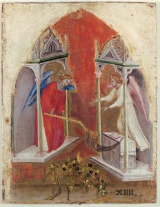 Niebiańskie żniwa (tempera na panelu)