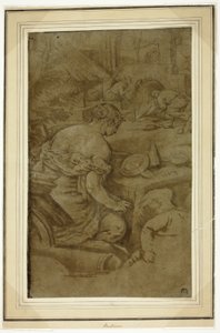 Alegoria ognia (Wenus w kuźni Wulkana) autorstwa Jacopo Bassano