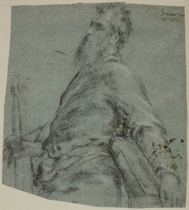 Półdługie studium postaci świętego Pawła autorstwa Jacopo Bassano