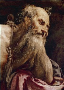 Święty Hieronim w medytacji autorstwa Jacopo Bassano