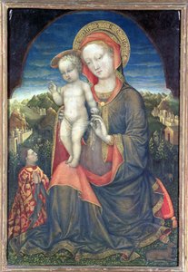 Madonna Pokory adorowana przez Leonello d