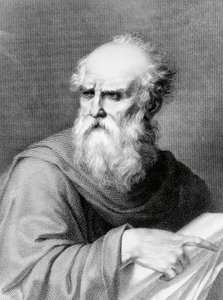 Portret Marka Witruwiusza Pollio zwanego Witruwiuszem (I wiek pne), rzymskiego architekta i pisarza, rycina Jacopo Bernardi na podstawie rysunku Vincenzo Raya autorstwa Jacopo Bernardi
