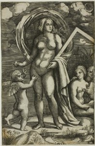 Wenus i Kupidyn autorstwa Jacopo Francia