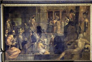 Cosimo I de Medici założyciel Zakonu Świętego Szczepana autorstwa Jacopo Ligozzi