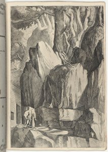 Miejsce łoża i oratorium św. Franciszka [tablica R] autorstwa Jacopo Ligozzi