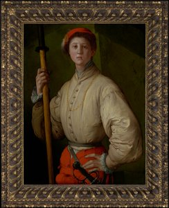 Portret halabardnika (Francesco Guardi) autorstwa Jacopo Pontormo