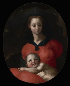 Matka Boska z Dzieciątkiem, znana jako Madonna del Libro, ok. 1545-46 autorstwa Jacopo Pontormo