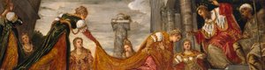 Estera przed Aswerusem, 1552-55 autorstwa Jacopo Robusti Tintoretto