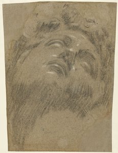 Giuliano dei Medici wg Michała Anioła, ok. 1550 (kreda na papierze) autorstwa Jacopo Robusti Tintoretto