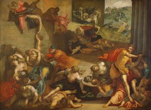 Masakra Niewinnych autorstwa Jacopo Robusti Tintoretto