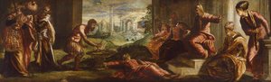 Mucius Scaevola autorstwa Jacopo Robusti Tintoretto