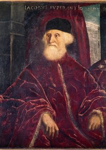 Portret prokuratora Jacopo Soranzo (malarstwo, ok. 1550) autorstwa Jacopo Robusti Tintoretto