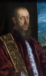 Portret Vincenzo Morosiniego, ok. 1575-80 (olej na płótnie) autorstwa Jacopo Robusti Tintoretto
