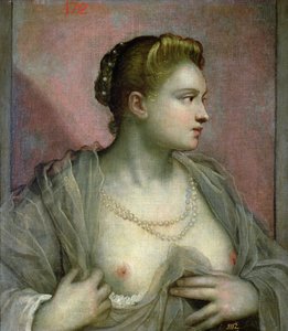 Portret kobiety odsłaniającej piersi, ok. 1570