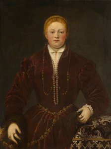 Portret młodej damy, ok. 1555. autorstwa Jacopo Robusti Tintoretto