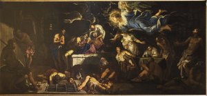 Święty Rochh w więzieniu odwiedzony przez anioła, 1567. autorstwa Jacopo Robusti Tintoretto