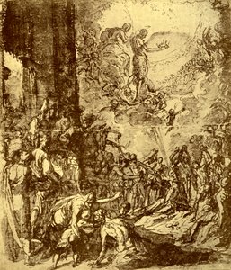Studium męczeństwa św. Szczepana, Tintoretto, 1913. autorstwa Jacopo Robusti Tintoretto