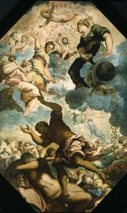 Sny ludzi, połowa XVI wieku autorstwa Jacopo Robusti Tintoretto