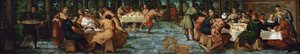 Święto Belszaccara, ok. 1543 r. autorstwa Jacopo Robusti Tintoretto