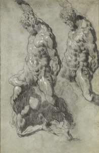 Dwie analizy Samsona zabijającego Filistynów autorstwa Jacopo Tintoretto