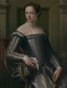 Portret kobiety, połowa XVI wieku.