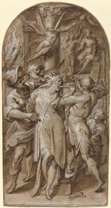 Męczeństwo św. Apollonii autorstwa Jacopo Zucchi