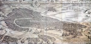 Duży plan perspektywiczny - Wenecja, ok. 1500 r. (zob. też 416593, 416594, 416595)