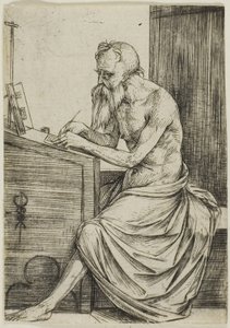 St. Jerome autorstwa Jacopo de