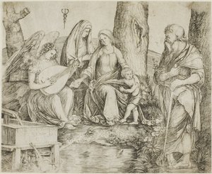 Święta Rodzina autorstwa Jacopo de