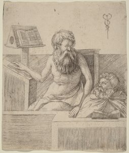 Dwóch filozofów autorstwa Jacopo de