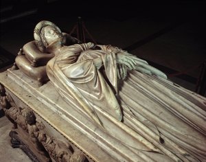 Kłamstwo autorstwa Ilarii del Carretto (1379-1405), żony Paolo Guinigi (1376-1432) Włoski polityk (Pomnik na grobie Ilarii del Carretto, żony Paolo Guinigi) Marmurowa rzeźba Jacopo della Quercia (1371/74-1438) 1406- 1407 Lukka (Lucca), katedra San